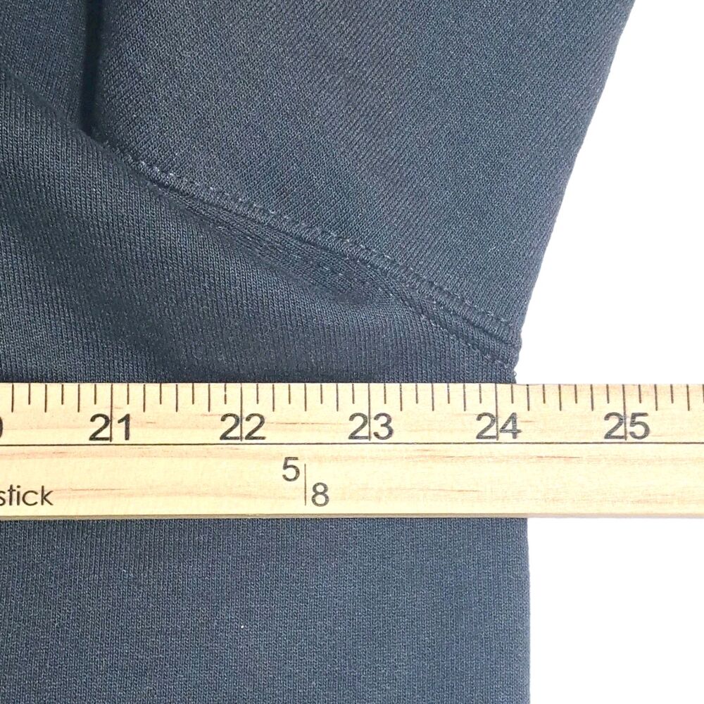 Port & Company Essential Fleece Black Pullover Hooded XL Sweatshirt GraphicPrint - Picture 5 of 8